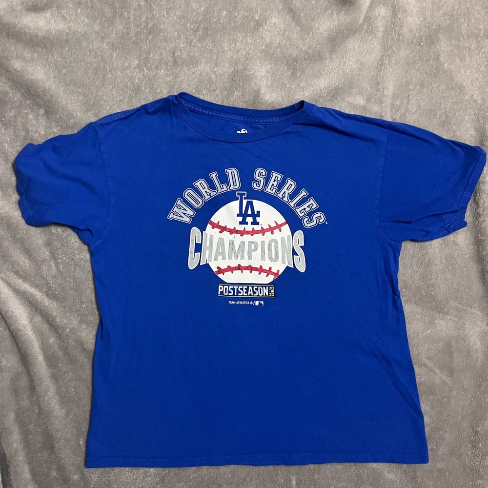 Kids Dodgers World Series Champions T-Shirt
